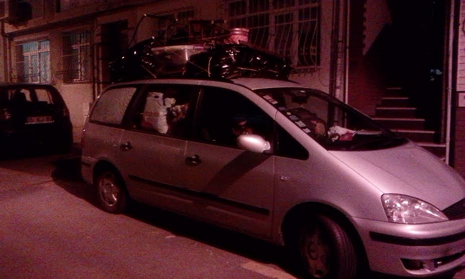 how to fit a music studio and an art studio in a car