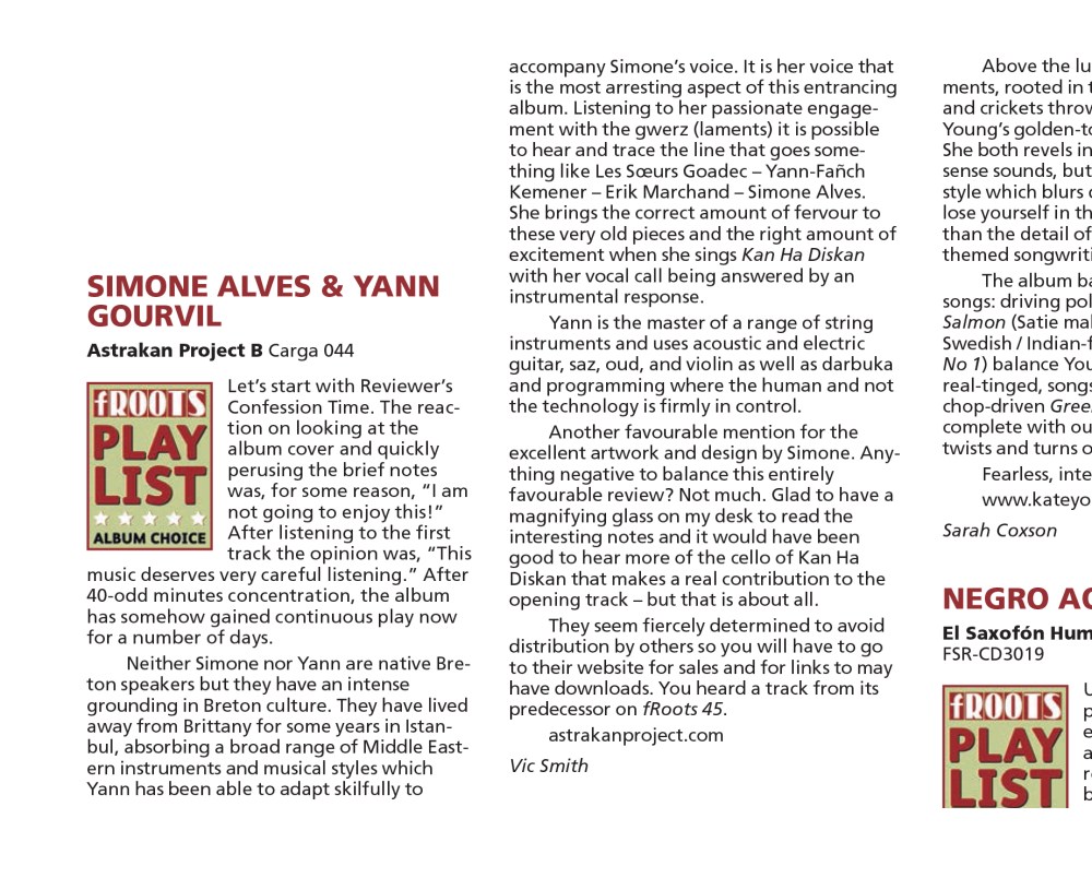 fRoots review on Astrakan Project B